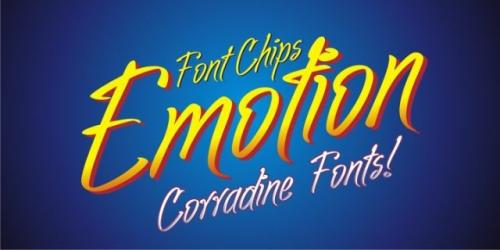 Emotion Brush Font
