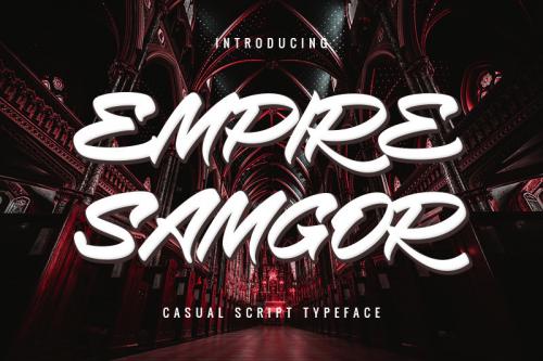 Empire Samgor Script Font