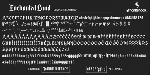 Enchanted Land font