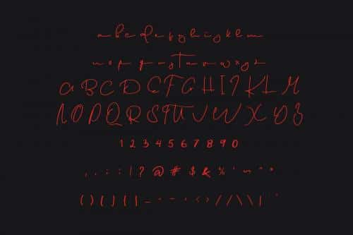 English Handwritten Font