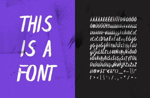 Espa Extended Brush Font