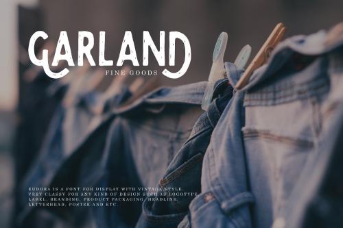 Eudora Vintage Label Font