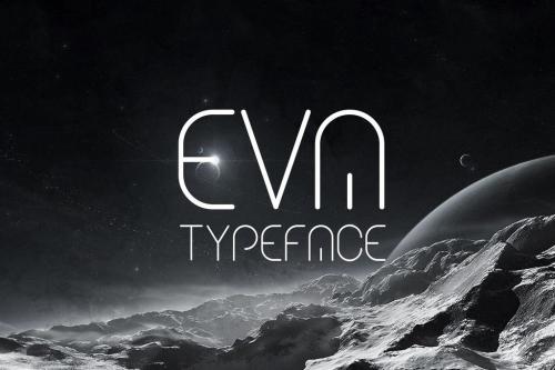 Eva Typeface Sci-fi Font