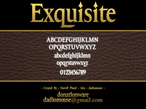 Exquisite Font