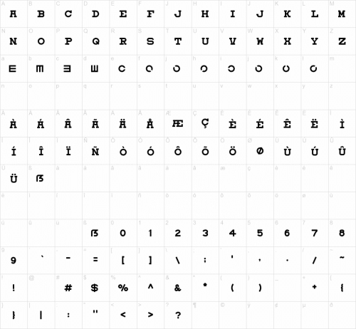 Eyechart Font