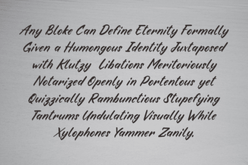 Fake Boss Script Font