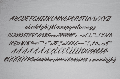 Fake Boss Script Font