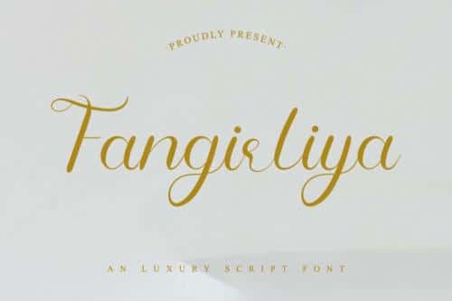 Fangirliya Script Font
