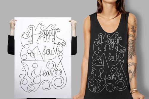 Fantasia Monoline Calligraphy Font