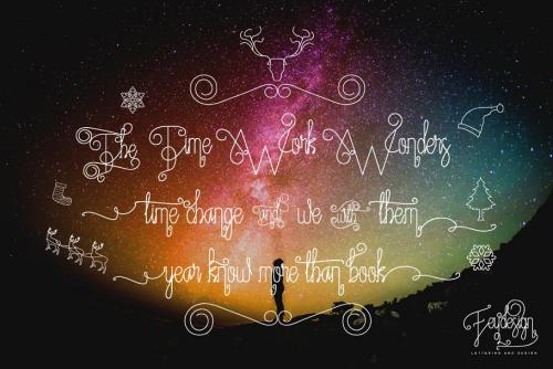 Fantasia Monoline Calligraphy Font