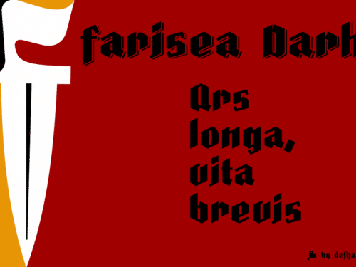 Farisea Fraktur Layered Font