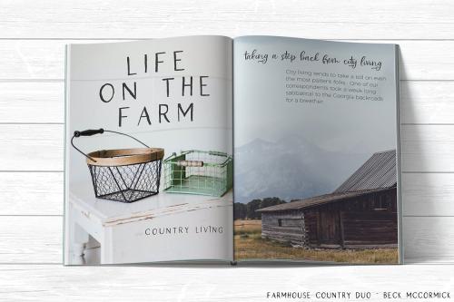 Farmhouse Country Rustic Script Font