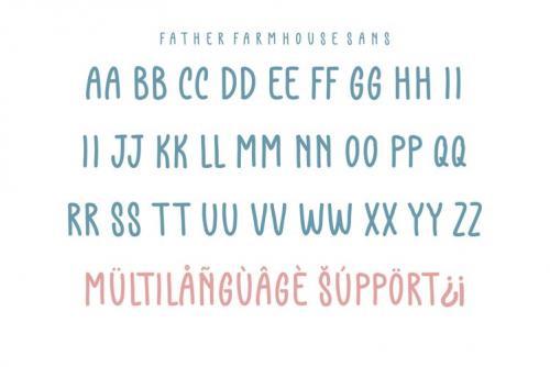 Father Farmhouse Script Font