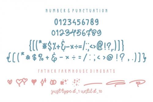 Father Farmhouse Script Font