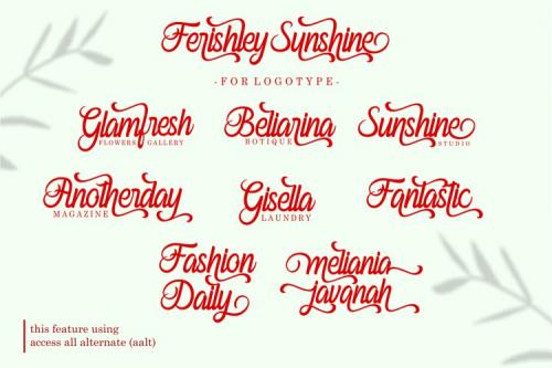 Ferishley Sunshine Font