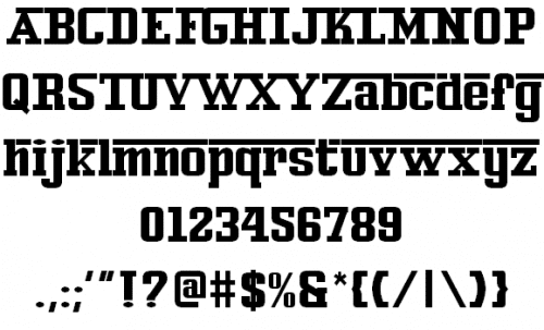 Ferro Rosso Font