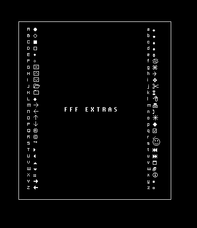 Fff Extras Font
