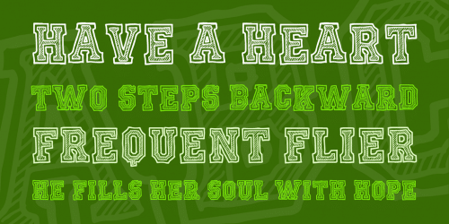 Ficticcia College Font