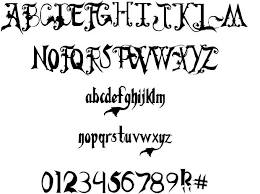 Fiddums Family Addams Family Font