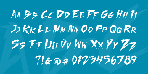 Fighting Spirit Turbo Font
