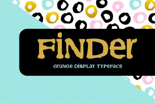 Finder Display Font