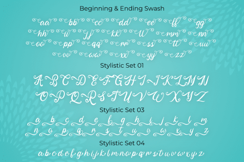 Fine Spring Calligraphy Font