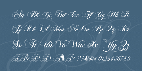Flaemische Kanzleischrift Font