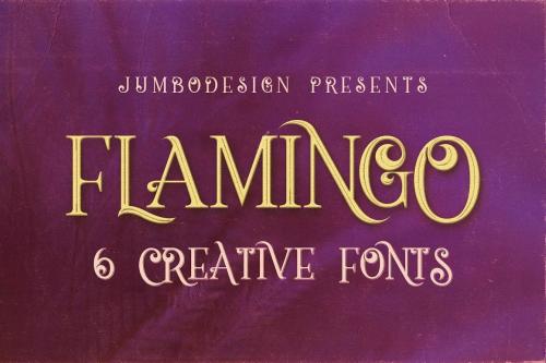 Flamingo Vintage Style Font