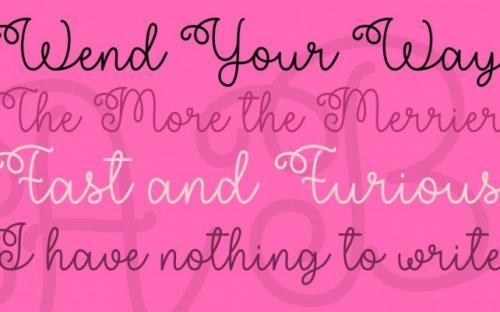 Flower Shop Script Font