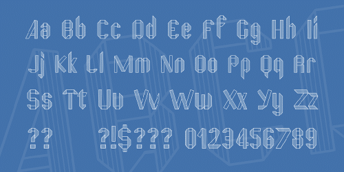 Fold Font