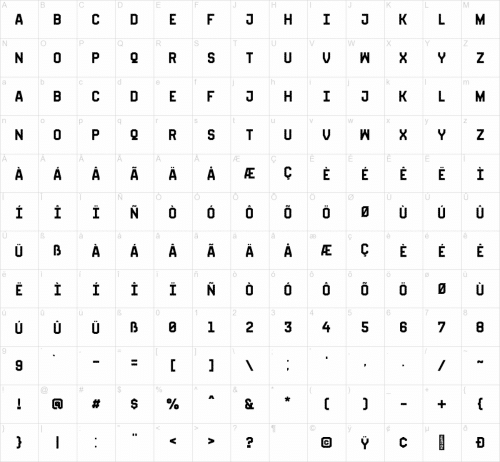 Fold No. Mono Font
