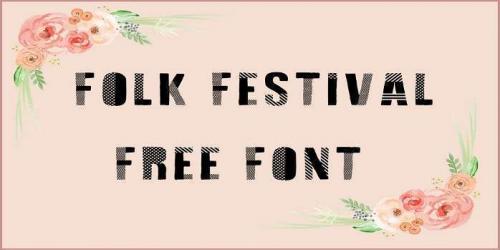 Folk Festival Font