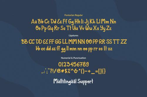 Fontarian Sparkling Font