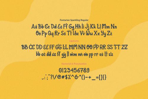 Fontarian Sparkling Font