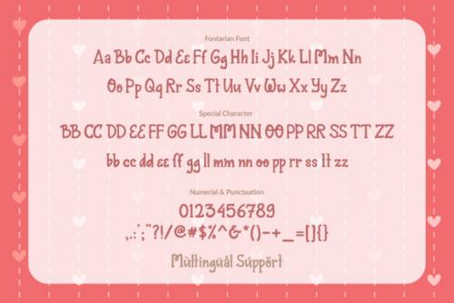 Fontarian Sweet Heart Display Font