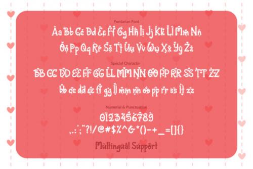 Fontarian Sweet Heart Display Font