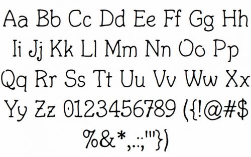Fortuitous Mouse Font