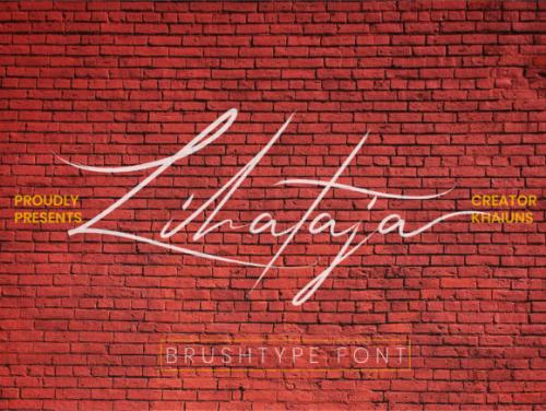 Free Lihataja Brush Font