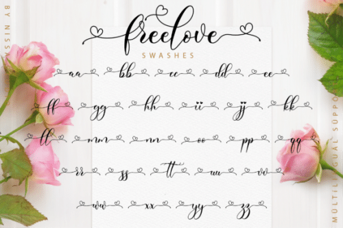 Freelove Calligraphy Font