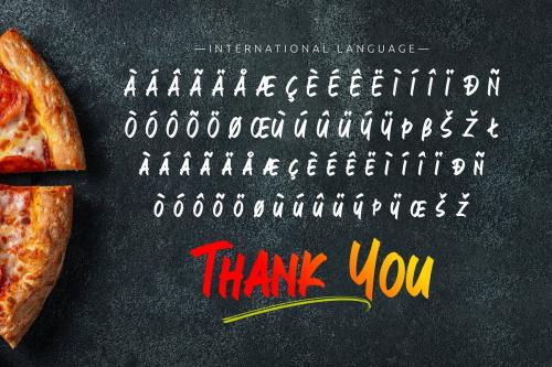 FresHot Handwritten Display Font