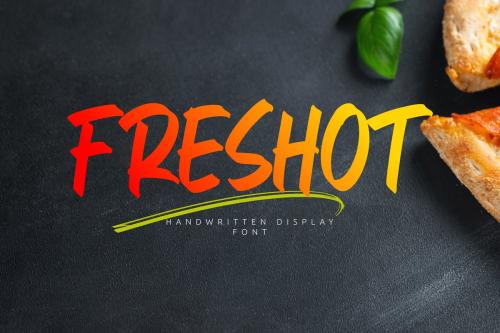FresHot Handwritten Display Font