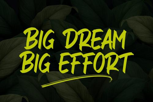 FresHot Handwritten Display Font