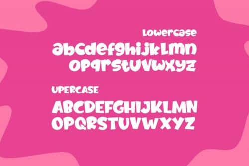Fruitz Juicy Bold Script Font
