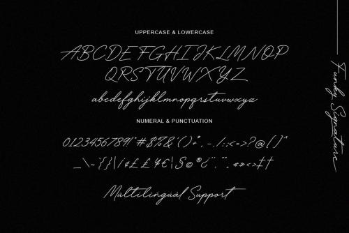 Funky Signature Font