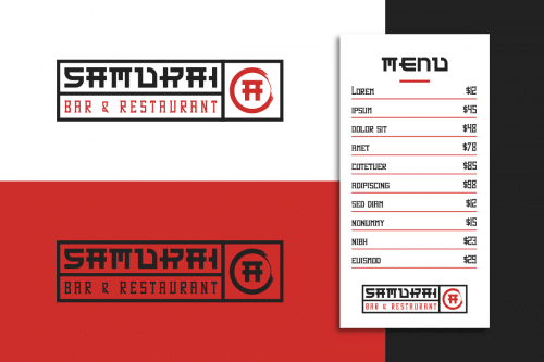 Funny Samurai Outline Font