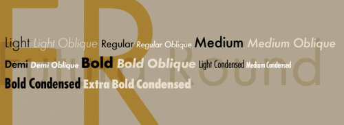 Futura Round Font Family Bastille Font