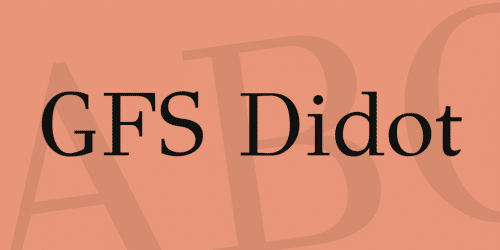 GFS Didot Font
