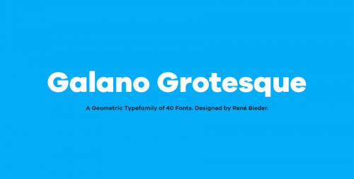 Galano Grotesque Font