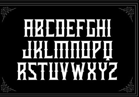 Gauntlet Font
