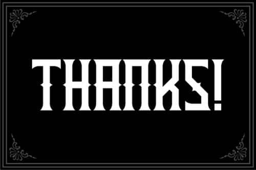 Gauntlet Font